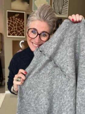 Mos Mosh - MMBryna Thora Knit Grey Melange