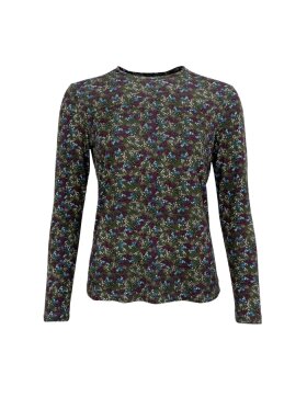 Black Colour - BCShani Printed L/S tee green Black Colour - BCShani Printed L/S tee green