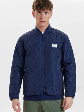 Resteröds - Quilted Zip Jacket Navy Resteröds - Quilted Zip Jacket Navy