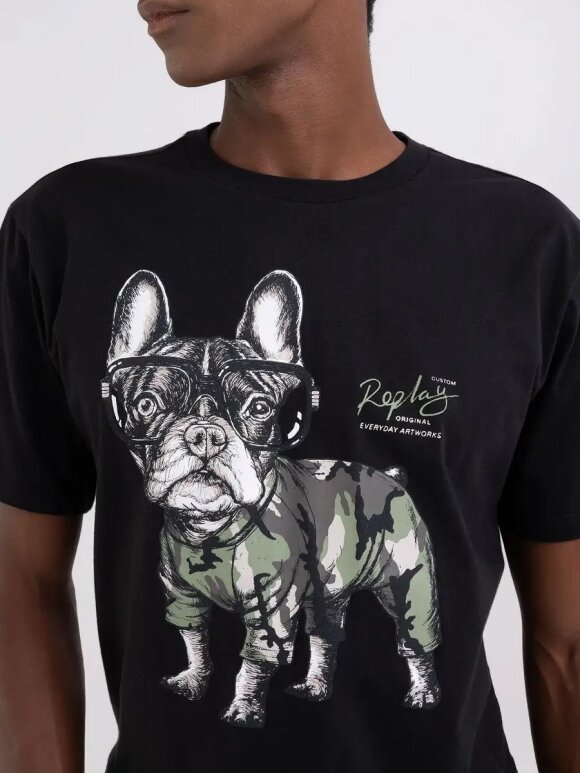 Replay - T-shirt Black