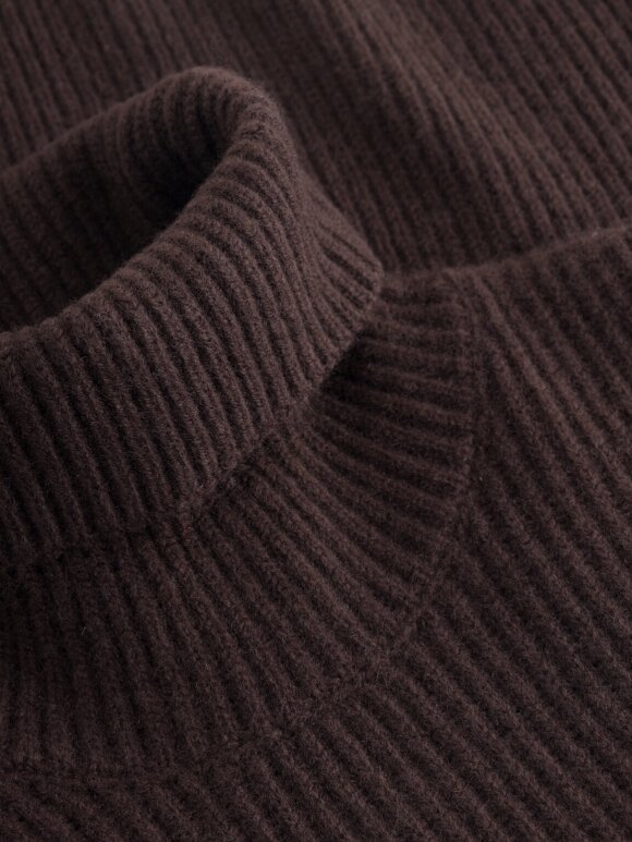 Les Deux - Eddie Wool Rib Rollneck Knit