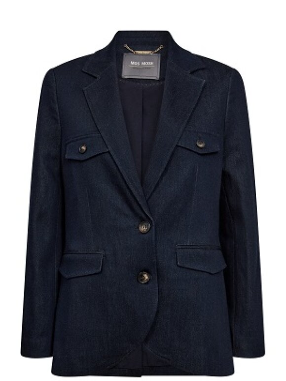 Mos Mosh - MMElle Hybrid Blazer dark blue