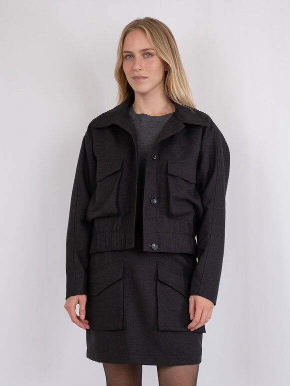 Neo Noir - Tink Structure Jacket Black