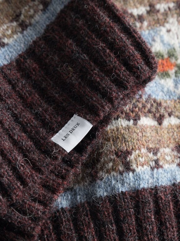 Les Deux - Hordur Fair isle Cardigan