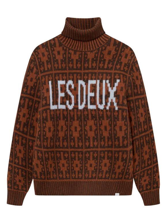 Les Deux - Ezra Heavy Jacquard Rollneck