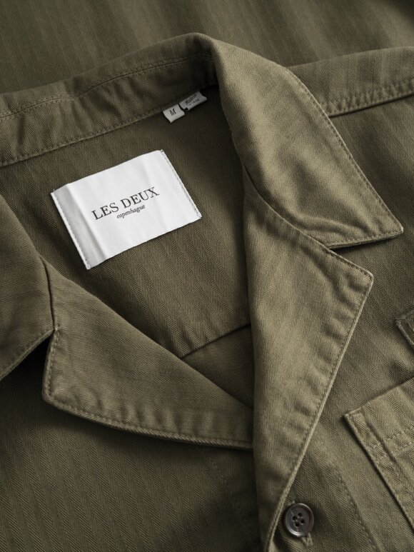 Les Deux - Lester Herringbone Overshirt