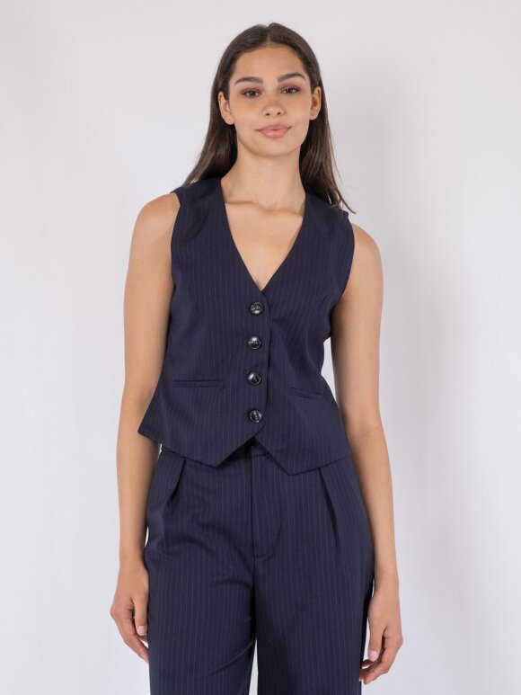 Neo Noir - Vendetta N Pinstripe Waistcoat