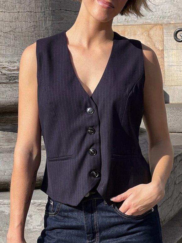 Neo Noir - Vendetta N Pinstripe Waistcoat