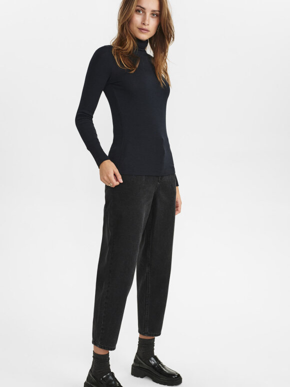 Numph - NUBowie Rollneck Rib Caviar