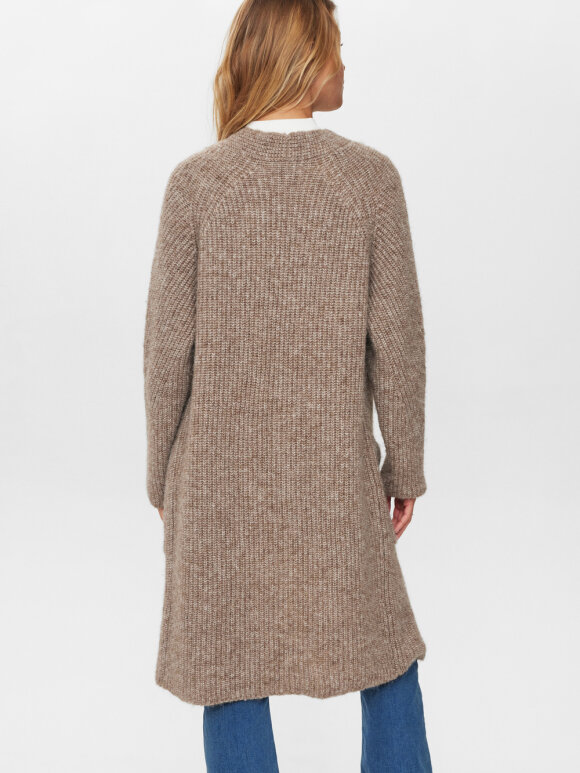 Numph - NUZindi Long Cardigan fossil