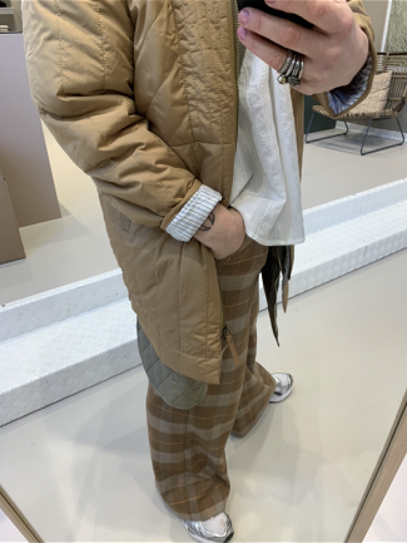 Mos Mosh - Sila Quilted Coat New Sand