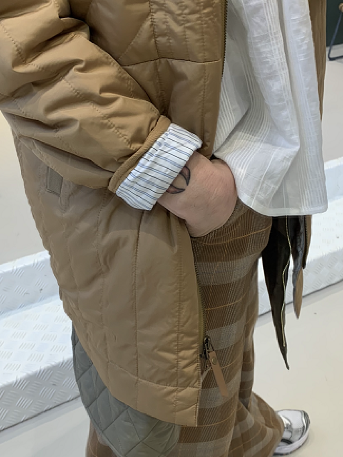 Mos Mosh - Sila Quilted Coat New Sand