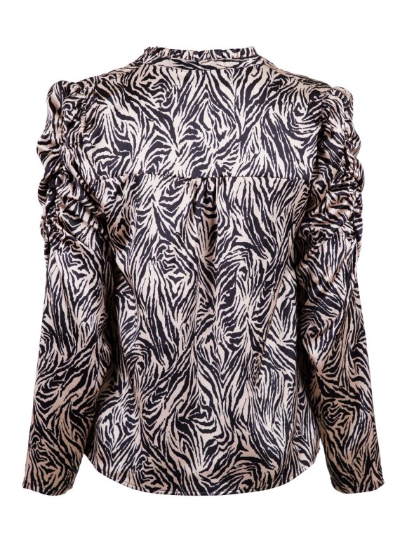 Neo Noir - Lesley Graphic Zebra Blouse