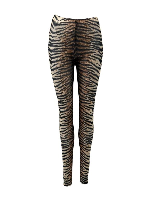 Black Colour - Annie mesh leggins Tiger