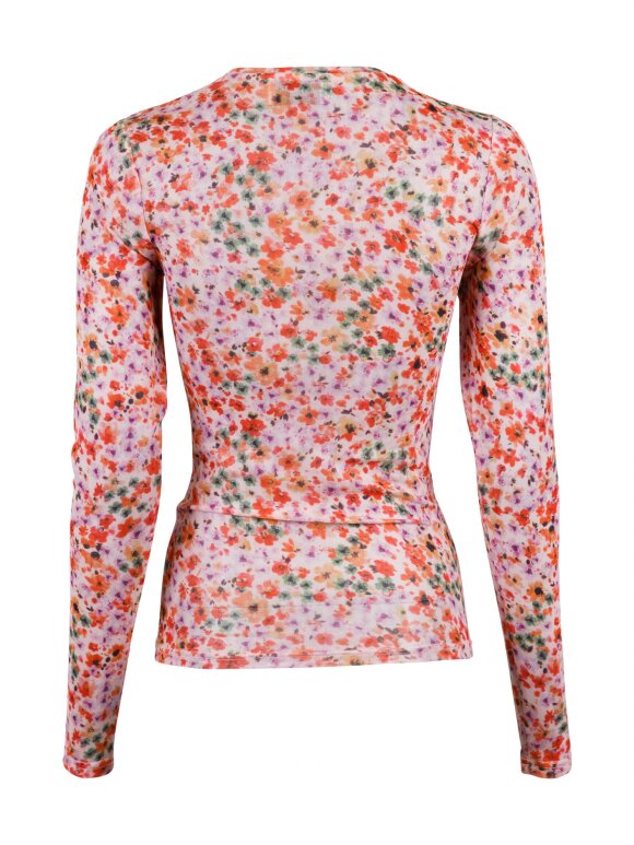 Neo Noir - Ella Blossom Mesh Blouse