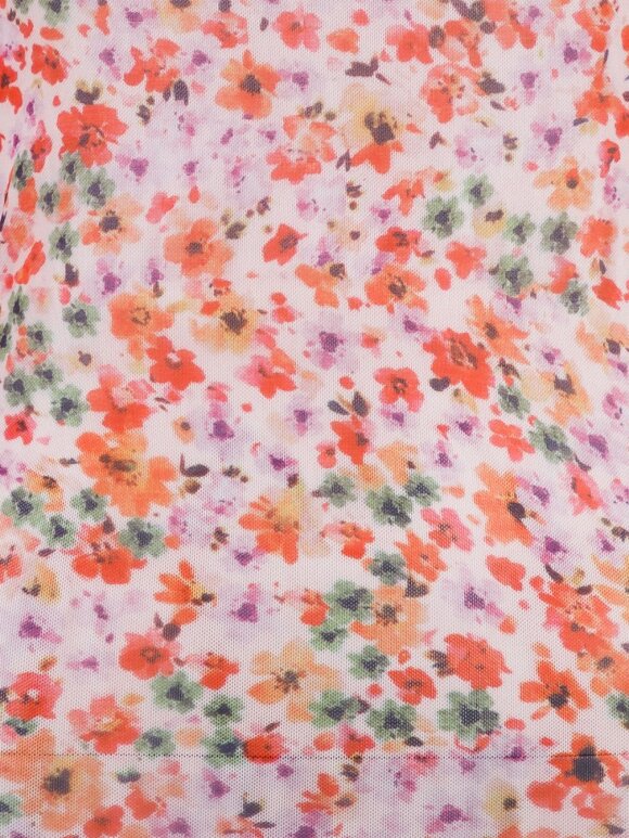 Neo Noir - Ella Blossom Mesh Blouse