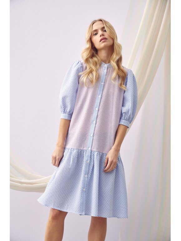 A-View - Rikke dress Blue/Lavender