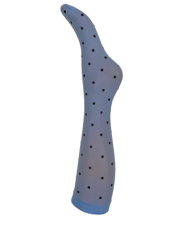 Black Colour - Aura knee sock Dots Sky