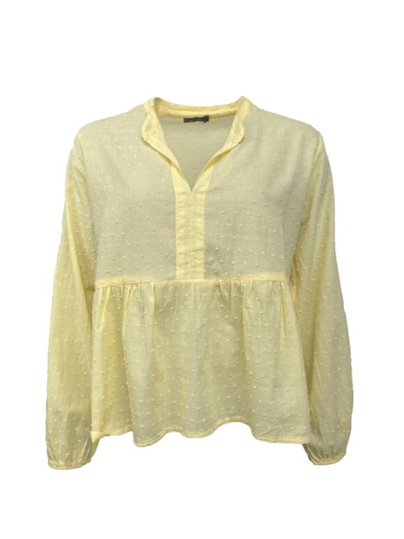 Black Colour - Frigg cotton blouse LY