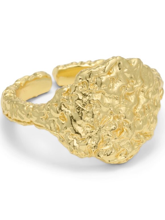 Pure By Nat - Foil signet ring G/B