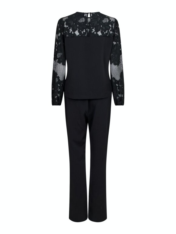 Neo Noir - Antonia Crepe Jumpsuit Black