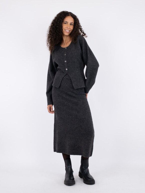 Neo Noir - Rex Knit Blouse Antracit