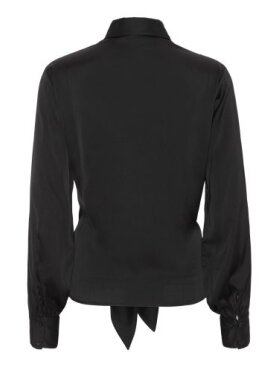 Karmamia - Lee shirt - Black Sateen