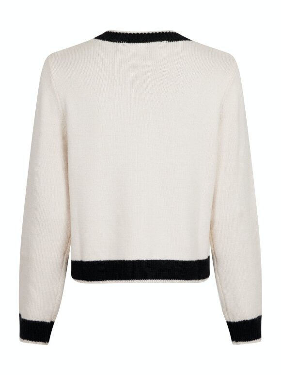 Neo Noir - Torina Knit Cardigan Ivory