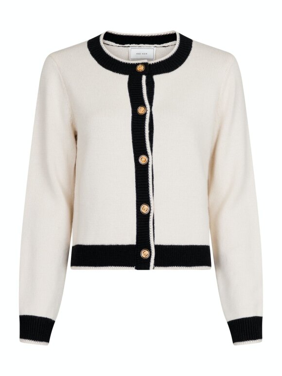 Neo Noir - Torina Knit Cardigan Ivory