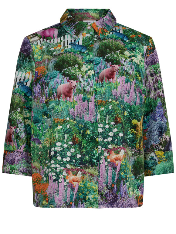 Numph - NUAtlas Shirt pine Green