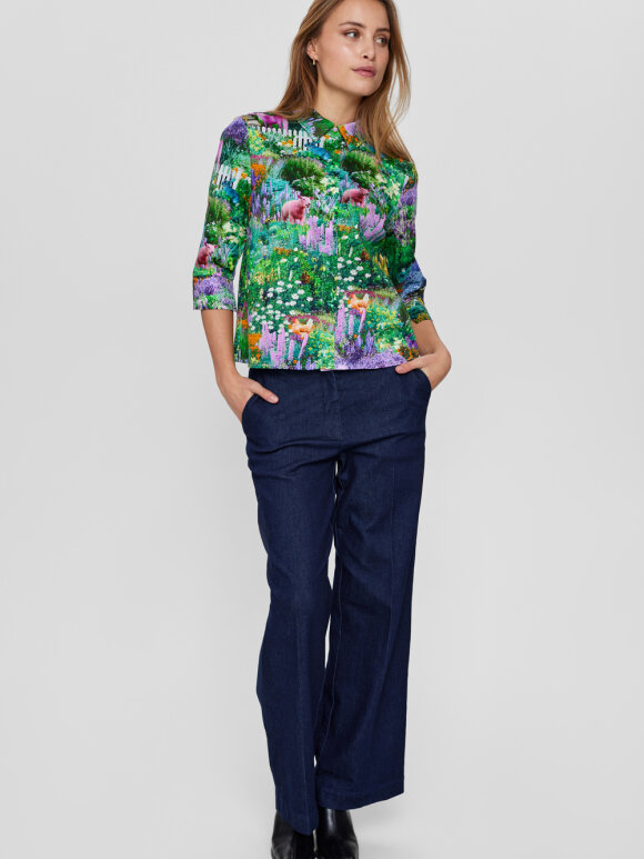 Numph - NUAtlas Shirt pine Green