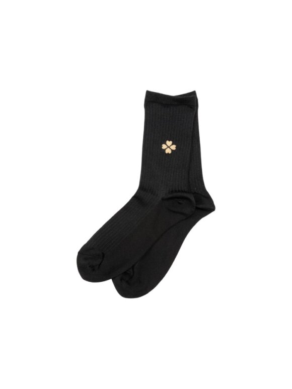 Pico - Golden Clover Sock Black