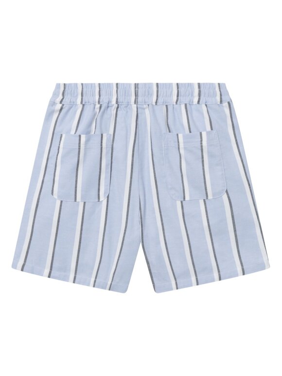 Les Deux - Lawson Stripe Shorts Sky/white