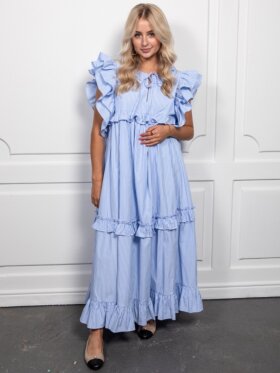 STORIES FROM THE ATELIER - My Waves Dress 2 light blue