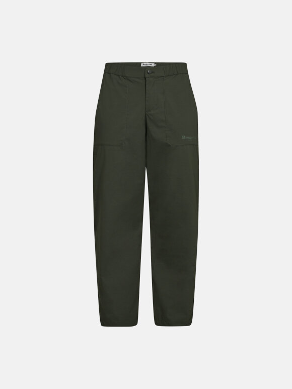 Resteröds - Nylon Loose Pants Green