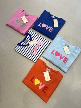 Lulus Love - Sweat shirt Love striped