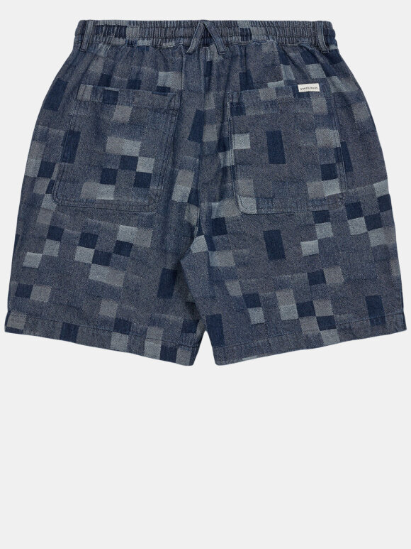 Anerkjendt - ALKT Jan Denim pactch shorts