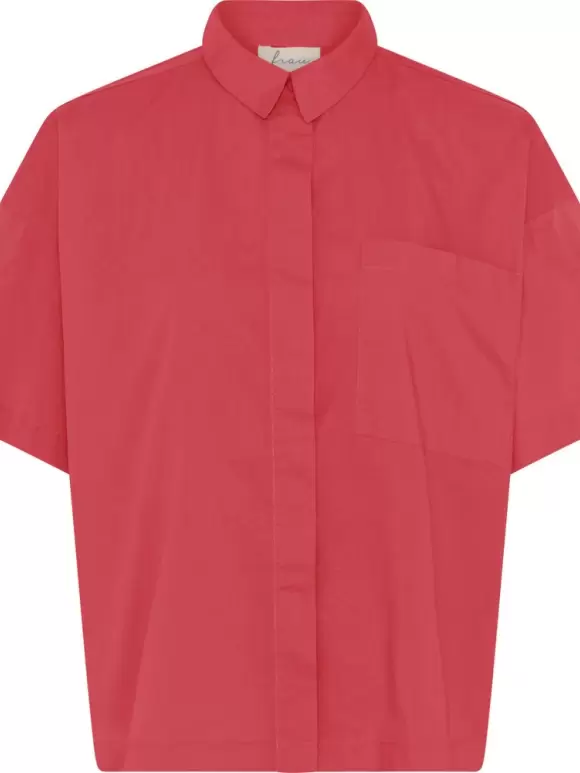 FRAU - Nice SS Shirt Garnet Rose