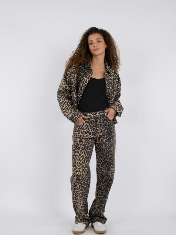 Neo Noir - Simona Leopard Pant