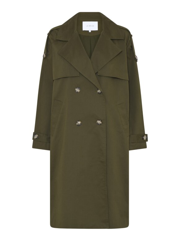 La Rouge - LR/RL Siw Trenchcoat Dark Army