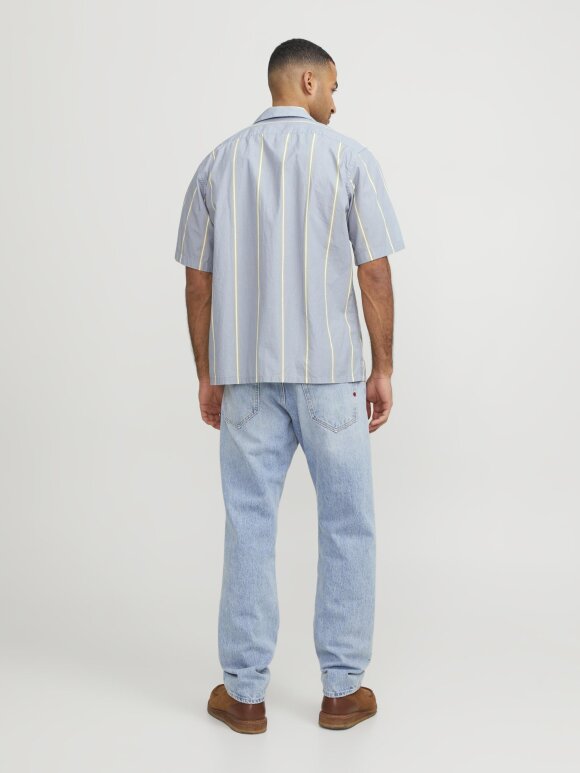 Royal Denim Division - RDDCain Resort Shirt stripe