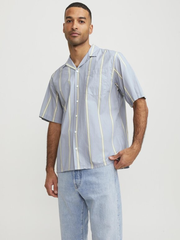 Royal Denim Division - RDDCain Resort Shirt stripe