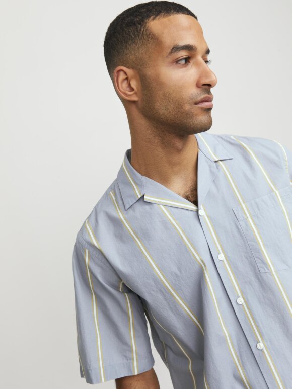 Royal Denim Division - RDDCain Resort Shirt stripe