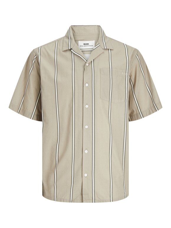 Royal Denim Division - RDDCain Resort Shirt stripe