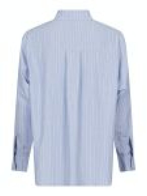 Neo Noir - Dalma Stripe Stone Shirt Blue