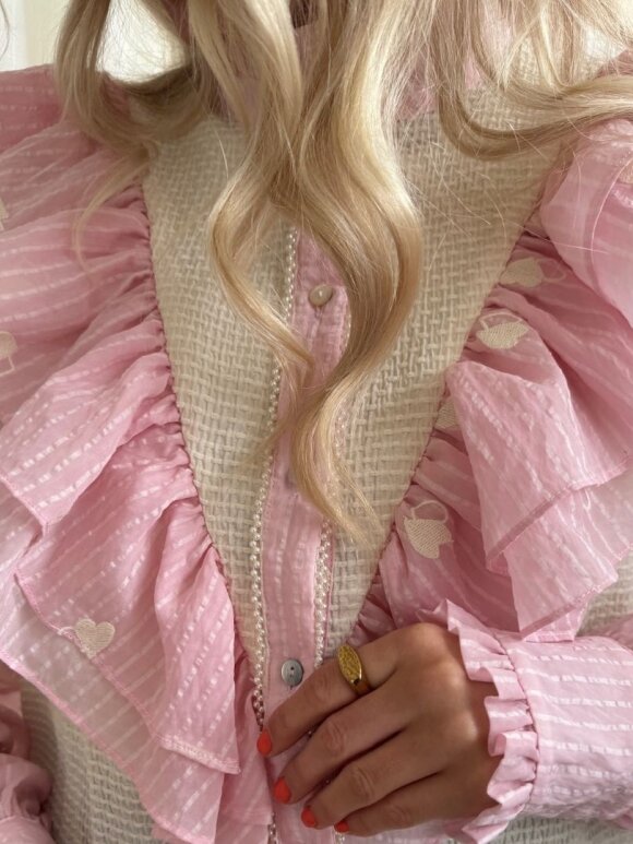 STORIES FROM THE ATELIER - Paradise Shirt Rosa/White