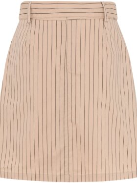 La Rouge - Anine Skirt Sand/black stripe