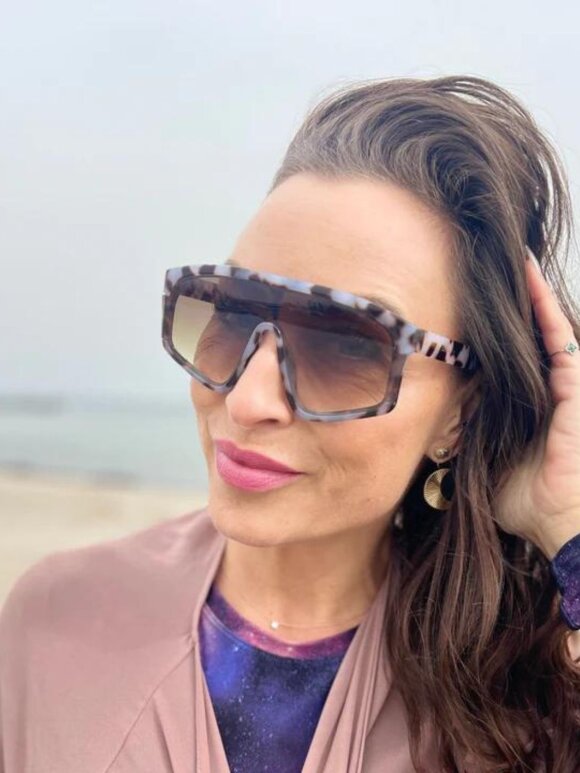 Dropps By Szhirley - Milky Solbrille Leopard