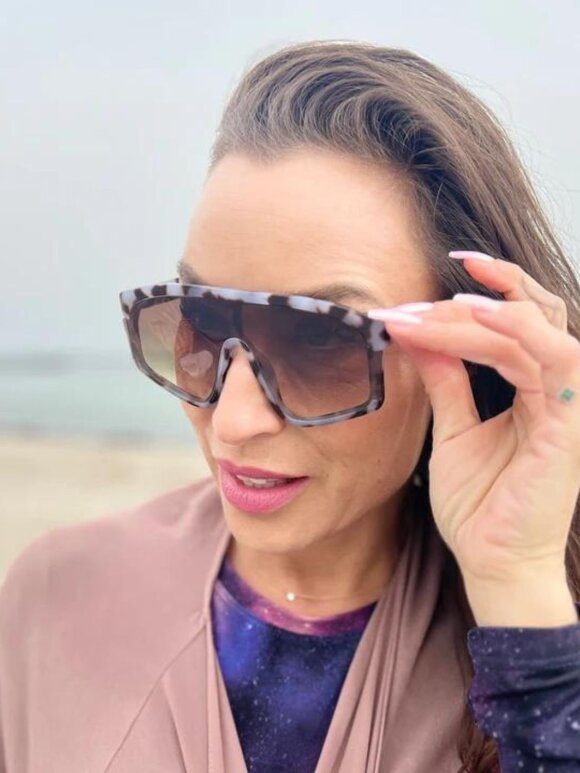 Dropps By Szhirley - Milky Solbrille Leopard