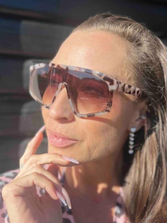 Dropps By Szhirley - Milky Solbrille Leopard
